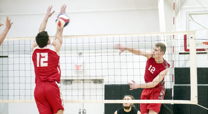 Men's Volleyball Dispatches Lancaster Bible In Five Sets