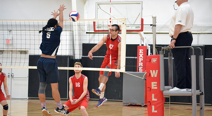Men's Volleyball Goes The Distance vs. Daniel Webster