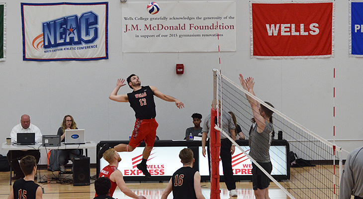 Straight-Sets Win For Men's Volleyball