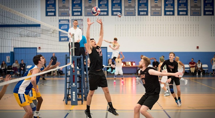 Men's Volleyball Wins Twice At Sage