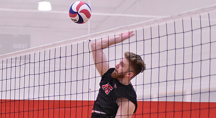 Men's Volleyball Reaches 20-Win Mark In Sweep