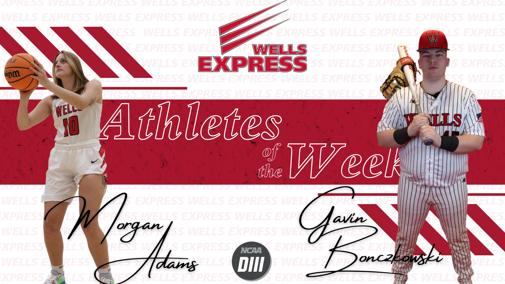 Morgan Adams & Gavin Bonczkowski athletes of the week 