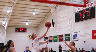 Women’s Basketball Team Gets Double-Double from Scharoun at Keuka