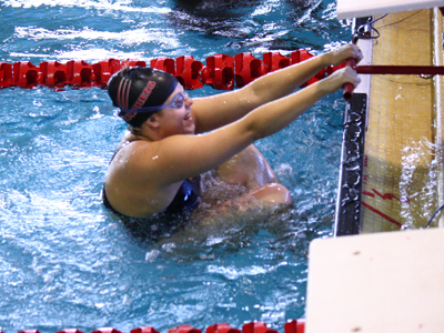 WOMEN'S SWIMMING EYEING NEAC CROWN AFTER DAY TWO