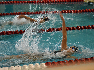 Men's and Women's Swimming Competes At Hartwick Relays