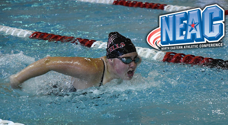 Schwend Takes First in 200 Fly; Women's Swim Finishes Third