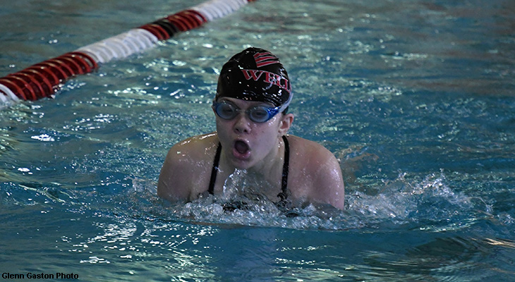 Women's Swimming Shows Well In Home-Opener