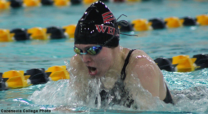Two Event Wins On Day 1 For Women's Swimming