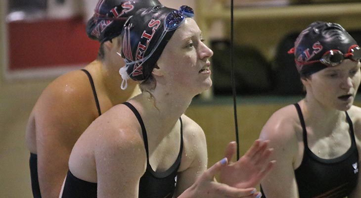Women’s Swimming Team Records Five Runner-up Times in Cobleskill Tri-Meet