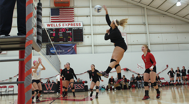 Nettles' 44 Kills Lifts Women's Volleyball To Two Victories