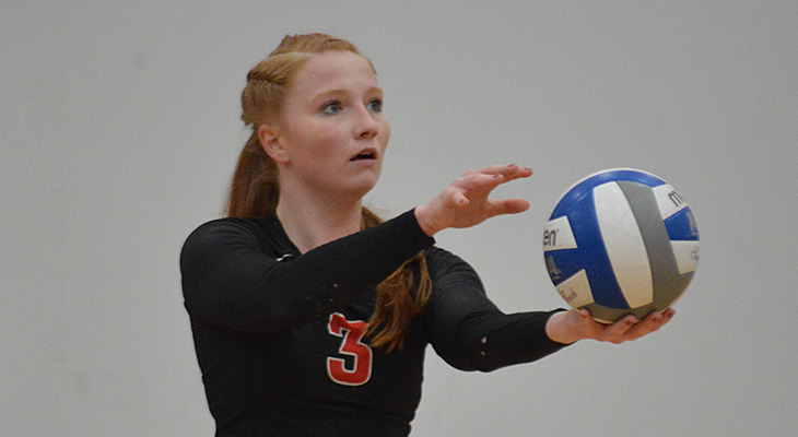 Cortland Edges Wells Women's Volleyball In Five Sets