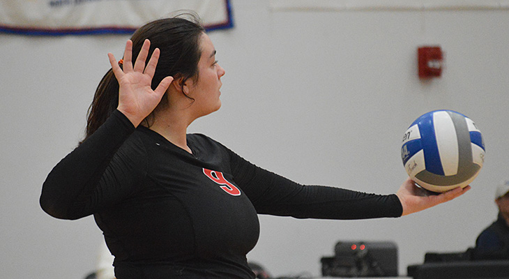 Women's Volleyball Cruises To Pair Of NEAC Wins