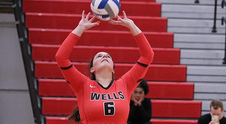 Women's Volleyball Falls In Five Sets In Playoff Match