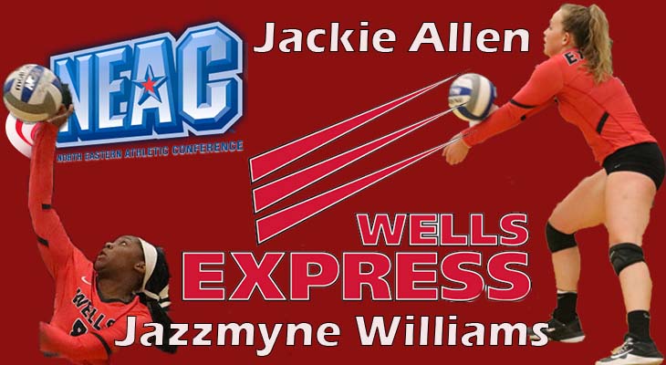 Allen and Williams Named to All-NEAC Volleyball Teams