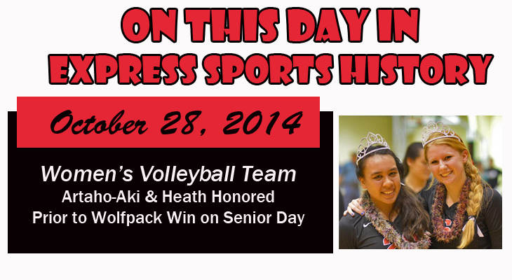 'On This Day' Artaho-Aki and Hearn Honored in 2014 Season Home Finale Senior Day